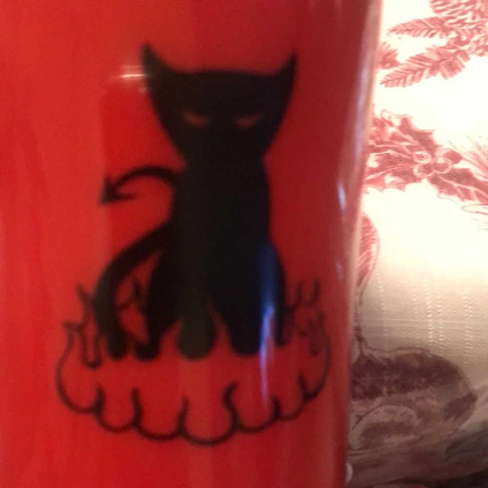 Vessel Red Devil Cat Mug